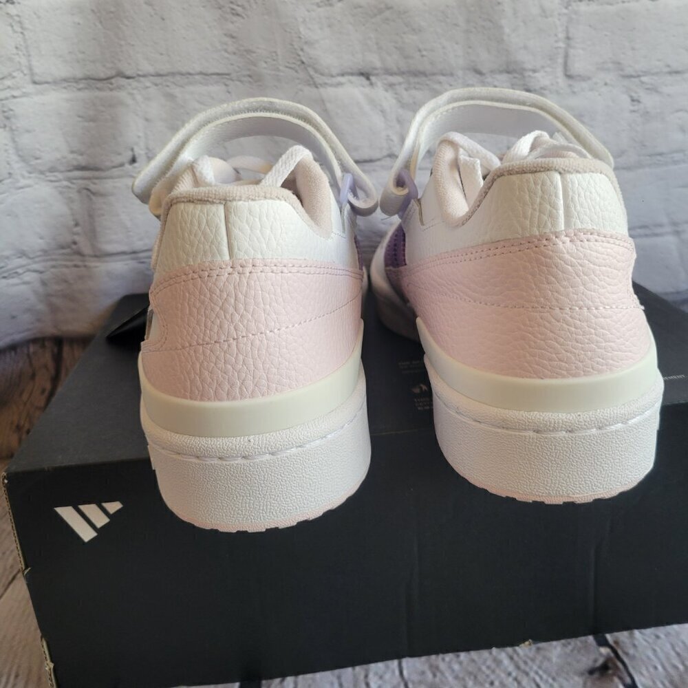 Adidas Forum Low White/ Pink/ Lavender - Picture 9 of 12